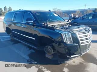 2015 Cadillac Escalade ESV Platinum with VIN 1GYS4UKJ3FR743194, listed as a IAAI auction lot 41847665 with Not provided miles and . Bid and sale history available at DreamBid. Image 1.