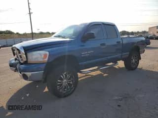 2006 Dodge 1500 SLT with VIN 1D7HU18N76S656213, listed as a Copart auction lot 70146295 with 205,674 mi miles and Salvage title. Bid and sale history available at DreamBid. Image 1.