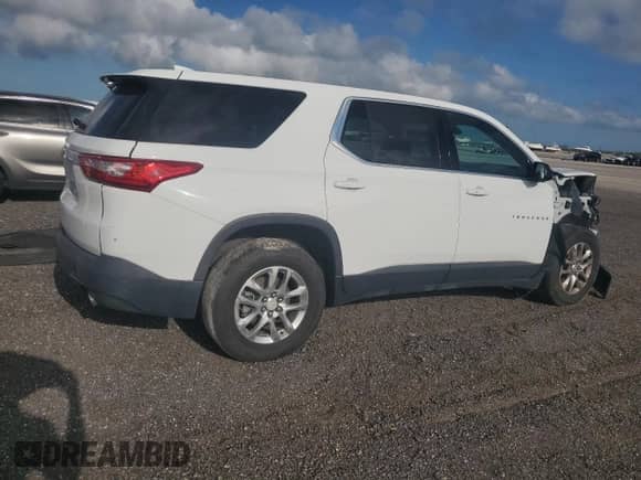 2018 Chevrolet Traverse LS с VIN 1GNERFKW4JJ107636, выставлен на аукционе Copart как лот 68114685 с пробегом 84 302 миль миль и На запчасти • Non repairable. История ставок и продаж доступна на DreamBid. Изображение 3.