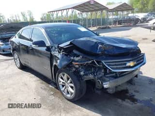 2018 Chevrolet Impala LT with VIN 1G1105SA8JU149167, listed as a IAAI auction lot 42073457 with 110,394 mi miles and . Bid and sale history available at DreamBid. Image 1.