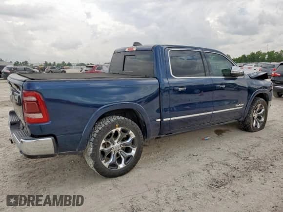 2020 Ram 1500 Limited z VIN 1C6SRFHT1LN343270, wystawiony jako Copart lot #65179515 z przebiegiem 97 700 mil mil oraz Szkoda całkowita • Salvage title. Historia ofert i sprzedaży dostępna na DreamBid. Obrazek 3.