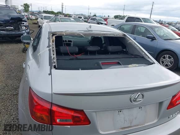 2007 Lexus IS 250 with VIN JTHBK262272027334, listed as a IAAI auction lot 42332530 with Not provided miles and . Bid and sale history available at DreamBid. Image 6.