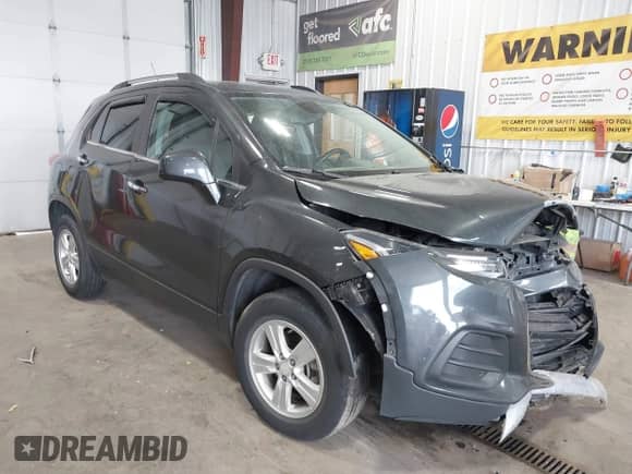 2017 Chevrolet Trax LT with VIN 3GNCJPSB7HL231470, listed as a IAAI auction lot 43152784 with 91,571 mi miles and . Bid and sale history available at DreamBid. Image 1.