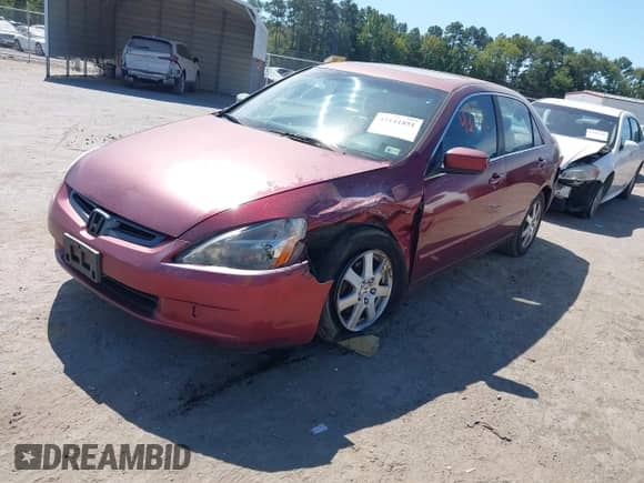 2005 Honda Accord EX-L z VIN 1HGCM66525A048805, wystawiony jako IAAI lot #43141851 z przebiegiem 354 573 mil mil oraz . Historia ofert i sprzedaży dostępna na DreamBid. Obrazek 2.