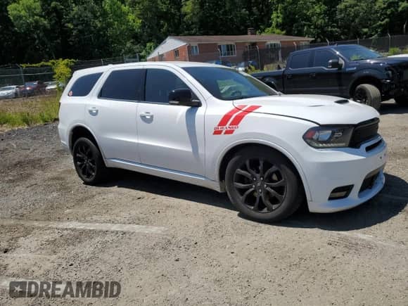 2020 Dodge Durango GT Plus with VIN 1C4RDJDG4LC142444, listed as a Copart auction lot 59317365 with 81,736 mi miles and Salvage title. Bid and sale history available at DreamBid. Image 4.