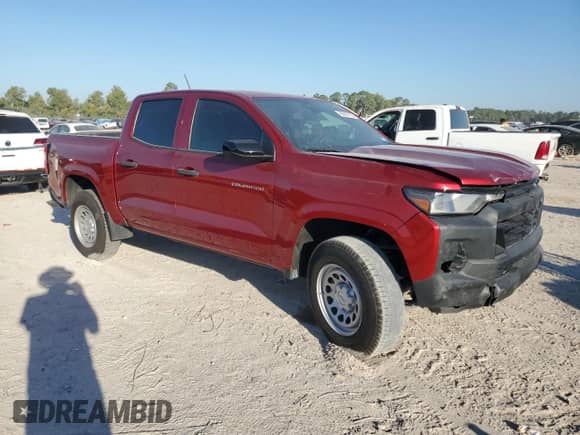 2023 Chevrolet Colorado 2WD Work Truck z VIN 1GCPSBEK0P1149060, wystawiony jako Copart lot #86842165 z przebiegiem 28 360 mil mil oraz Szkoda całkowita • Salvage title. Historia ofert i sprzedaży dostępna na DreamBid. Obrazek 4.