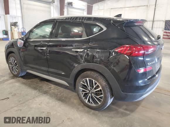 2021 Hyundai Tucson Limited with VIN KM8J3CAL1MU284156, listed as a Copart auction lot 69857955 with 51,344 mi miles and Salvage title. Bid and sale history available at DreamBid. Image 2.