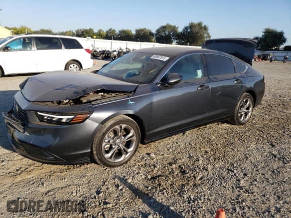 2023 Honda Accord EX-L with VIN 1HGCY2F61PA068603, listed as a Copart auction lot 65967515 with 26,960 mi miles and Salvage title. Bid and sale history available at DreamBid. Image 1.