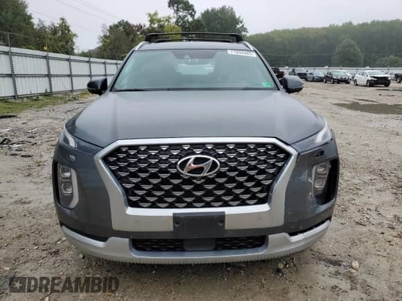 2021 Hyundai Palisade Calligraphy z VIN KM8R7DHE8MU303953, wystawiony jako Copart lot #71694485 z przebiegiem 57 135 mil mil oraz Szkoda całkowita • Salvage title. Historia ofert i sprzedaży dostępna na DreamBid. Obrazek 5.