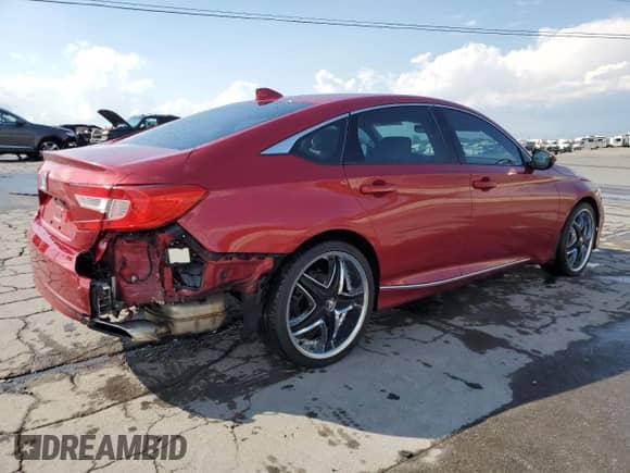2018 Honda Accord EX-L z VIN 1HGCV2F5XJA018628, wystawiony jako Copart lot #70950035 z przebiegiem 110 228 mil mil oraz Szkoda całkowita • Salvage title. Historia ofert i sprzedaży dostępna na DreamBid. Obrazek 3.
