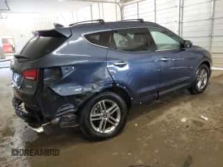 2018 Hyundai Santa Fe 2.4L с VIN 5NMZU3LB1JH100054, выставлен на аукционе Copart как лот 70749725 с пробегом 36 471 миль миль и Списание • Salvage title. История ставок и продаж доступна на DreamBid. Изображение 3.