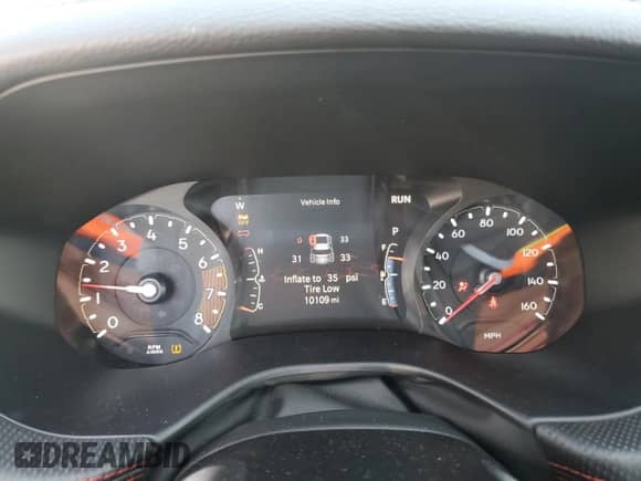 2025 Jeep Compass Trailhawk z VIN 3C4NJDDN0ST590402, wystawiony jako Copart lot #81214385 z przebiegiem 10 109 mil mil oraz Szkoda całkowita • Salvage title. Historia ofert i sprzedaży dostępna na DreamBid. Obrazek 9.