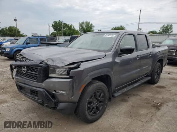 2023 Nissan Frontier Pro-4X with VIN 1N6ED1EK9PN636369, listed as a Copart auction lot 61162145 with 41,822 mi miles and Salvage title. Bid and sale history available at DreamBid. Image 1.