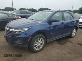 2023 Chevrolet Equinox LS с VIN 3GNAXSEG9PL180388, выставлен на аукционе Copart как лот 67703995 с пробегом 34 044 миль миль и Списание • Salvage title. История ставок и продаж доступна на DreamBid. Изображение 1.