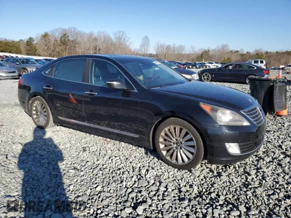 2014 Hyundai Equus Signature z VIN KMHGH4JH6EU088227, wystawiony jako Copart lot #46166915 z przebiegiem 156 770 mil mil oraz Szkoda całkowita • Salvage title. Historia ofert i sprzedaży dostępna na DreamBid. Obrazek 4.