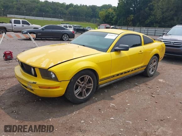 2006 Ford Mustang Standard с VIN 1ZVFT80N065160089, выставлен на аукционе IAAI как лот 43156110 с пробегом 212 075 миль миль и . История ставок и продаж доступна на DreamBid. Изображение 2.