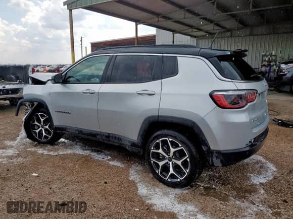 2025 Jeep Compass Limited with VIN 3C4NJDCN7ST561187, listed as a Copart auction lot 71038325 with 13,399 mi miles and Non repairable. Bid and sale history available at DreamBid. Image 2.