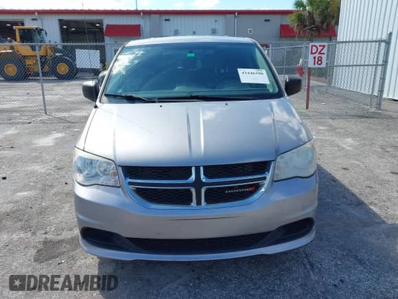 2014 Dodge Grand Caravan SE with VIN 2C4RDGBG1ER222834, listed as a IAAI auction lot 43446390 with 61,337 mi miles and . Bid and sale history available at DreamBid. Image 6.