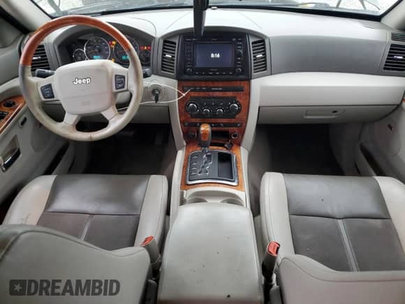 2007 Jeep Grand Cherokee Overland с VIN 1J8HS68297C572983, выставлен на аукционе Copart как лот 81496624 с пробегом 149 265 миль миль и Списание • Salvage title. История ставок и продаж доступна на DreamBid. Изображение 8.