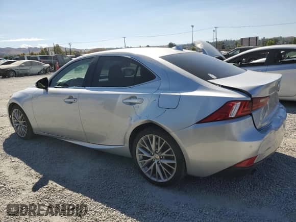 2015 Lexus IS 250 with VIN JTHBF1D29F5078554, listed as a Copart auction lot 80752815 with 105,358 mi miles and Salvage title. Bid and sale history available at DreamBid. Image 2.
