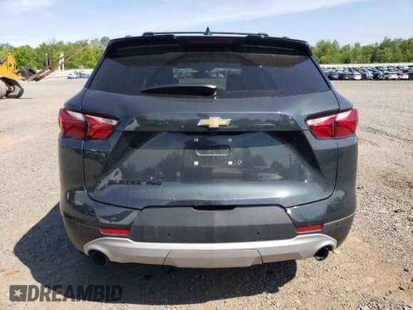 2019 Chevrolet Blazer z VIN 3GNKBGRS1KS675228, wystawiony jako Copart lot #56191905 z przebiegiem Nie podano mil oraz Szkoda całkowita • Salvage title. Historia ofert i sprzedaży dostępna na DreamBid. Obrazek 6.
