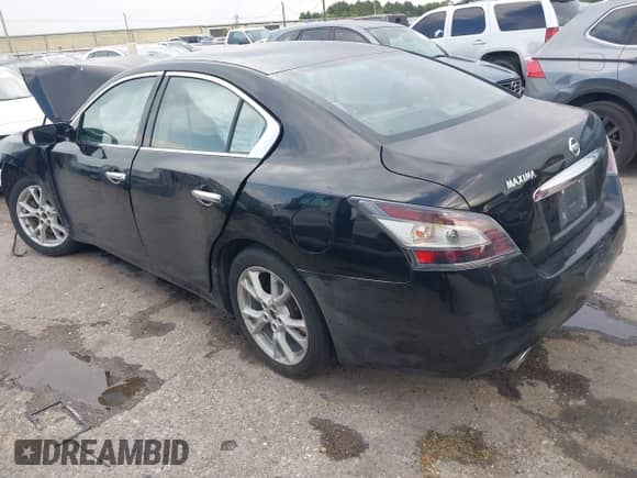 2013 Nissan Maxima S with VIN 1N4AA5AP7DC820029, listed as a IAAI auction lot 42828389 with Not provided miles and . Bid and sale history available at DreamBid. Image 3.