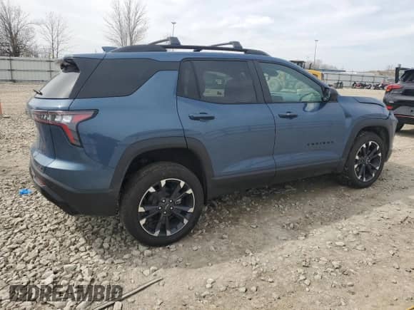 2025 Chevrolet Equinox AWD RS z VIN 3GNAXTEG6SL252632, wystawiony jako Copart lot #54241255 z przebiegiem 1 245 mil mil oraz Szkoda całkowita • Salvage title. Historia ofert i sprzedaży dostępna na DreamBid. Obrazek 3.