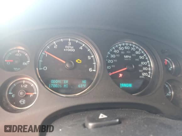 2012 Chevrolet Tahoe LT with VIN 1GNSCBE08CR182588, listed as a Copart auction lot 71915405 with 170,026 mi miles and Salvage title. Bid and sale history available at DreamBid. Image 9.