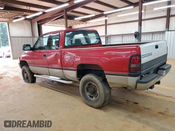 1996 Dodge 2500 with VIN 1B7KF23Z2TJ152566, listed as a Copart auction lot 80509965 with 279,240 mi miles and Salvage title. Bid and sale history available at DreamBid. Image 2.