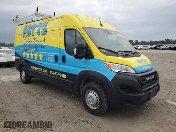 2024 Ram ProMaster Cargo Tradesman с VIN 3C6LRVDG8RE100687, выставлен на аукционе Copart как лот 59568515 с пробегом 16 648 миль миль и Списание • Salvage title. История ставок и продаж доступна на DreamBid. Изображение 4.