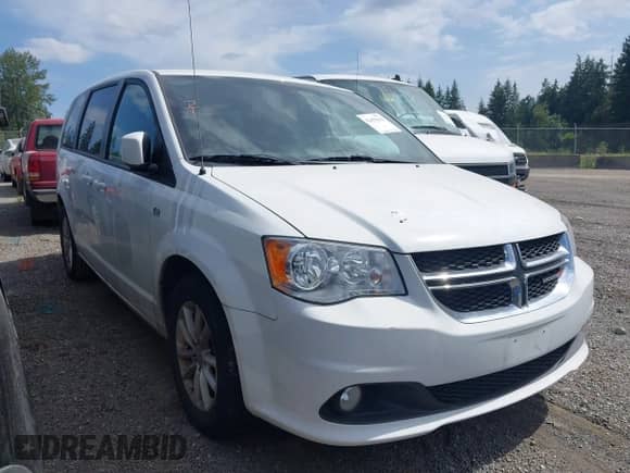 2019 Dodge Grand Caravan SE z VIN 2C4RDGBG2KR759787, wystawiony jako IAAI lot #42459632 z przebiegiem 75 384 mil mil oraz . Historia ofert i sprzedaży dostępna na DreamBid. Obrazek 1.