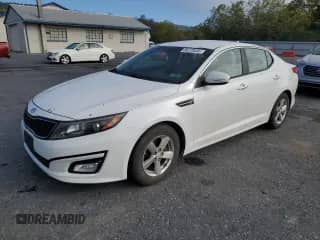 2014 Kia Optima LX с VIN 5XXGM4A71EG270818, выставлен на аукционе Copart как лот 85273845 с пробегом 124 609 миль миль и Списание • Salvage title. История ставок и продаж доступна на DreamBid. Изображение 1.