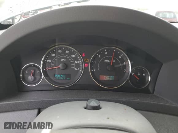 2007 Jeep Grand Cherokee Limited with VIN 1J8HR58P07C606181, listed as a Copart auction lot 81295565 with 195,822 mi miles and Salvage title. Bid and sale history available at DreamBid. Image 9.