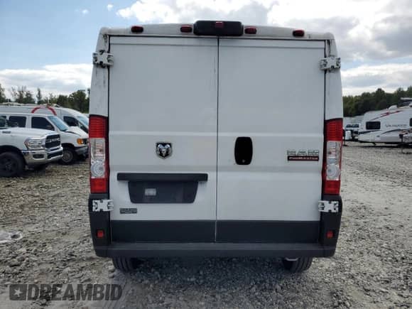 2021 Ram ProMaster Cargo с VIN 3C6LRVNG2ME567160, выставлен на аукционе Copart как лот 71649475 с пробегом 22 773 миль миль и Списание • Salvage title. История ставок и продаж доступна на DreamBid. Изображение 6.