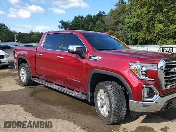 2020 GMC Sierra 1500 SLT with VIN 1GTU9DED6LZ330915, listed as a Copart auction lot 85824635 with 102,006 mi miles and Salvage title. Bid and sale history available at DreamBid. Image 13.