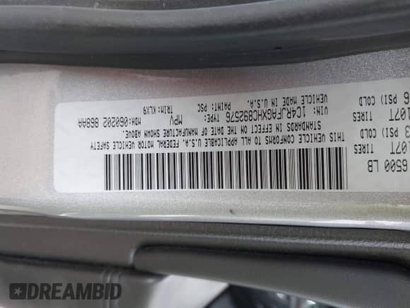2017 Jeep Grand Cherokee Laredo with VIN 1C4RJFAGXHC892576, listed as a IAAI auction lot 43054481 with 74,031 mi miles and . Bid and sale history available at DreamBid. Image 9.