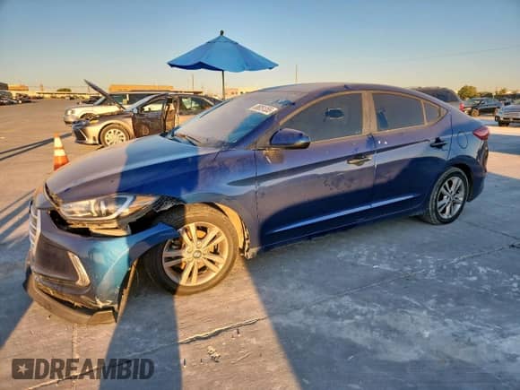 2017 Hyundai Elantra SE with VIN 5NPD84LF5HH085496, listed as a Copart auction lot 86051355 with 178,159 mi miles and Clean title. Bid and sale history available at DreamBid. Image 1.