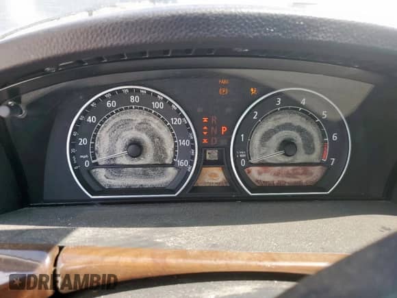 2003 BMW 7 Series 745i с VIN WBAGL63493DP66276, выставлен на аукционе Copart как лот 80484035 с пробегом Не указан миль и Списание • Salvage title. История ставок и продаж доступна на DreamBid. Изображение 9.