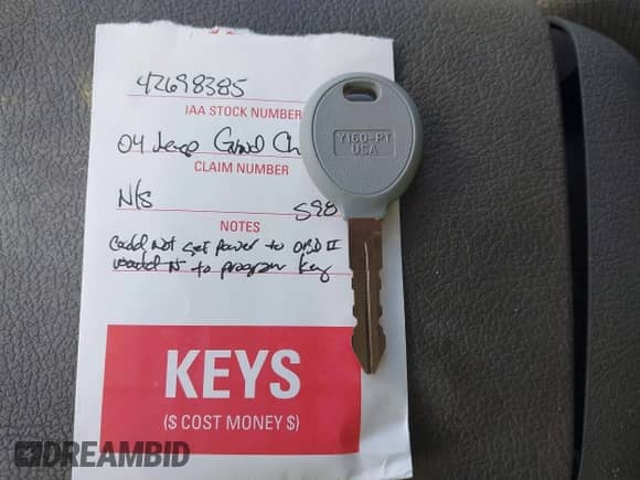 2004 Jeep Grand Cherokee Overland с VIN 1J8GW68J64C365146, выставлен на аукционе IAAI как лот 42698385 с пробегом Не указан миль и . История ставок и продаж доступна на DreamBid. Изображение 11.