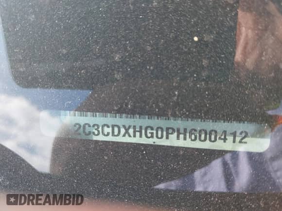 2023 Dodge Charger GT с VIN 2C3CDXHG0PH600412, выставлен на аукционе IAAI как лот 43548291 с пробегом 53 953 миль миль и . История ставок и продаж доступна на DreamBid. Изображение 9.