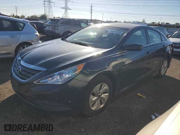2014 Hyundai Sonata GLS z VIN 5NPEB4AC3EH818168, wystawiony jako Copart lot #84416765 z przebiegiem 85 293 mil mil oraz Szkoda całkowita • Salvage title. Historia ofert i sprzedaży dostępna na DreamBid. Obrazek 1.