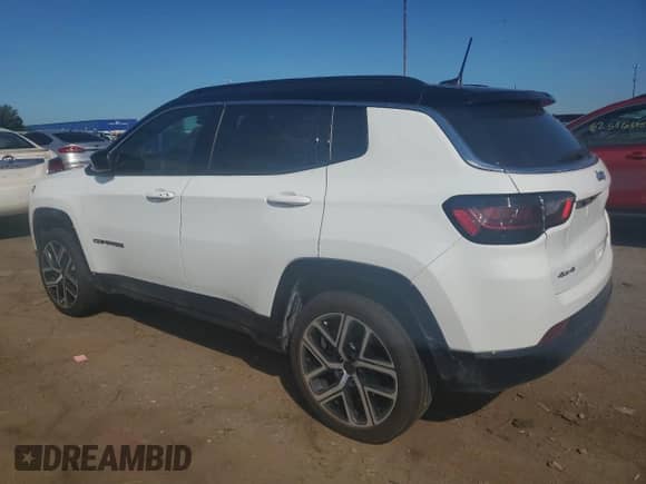 2025 Jeep Compass Limited with VIN 3C4NJDCN1ST538438, listed as a Copart auction lot 63023205 with 2,449 mi miles and Clean title. Bid and sale history available at DreamBid. Image 2.
