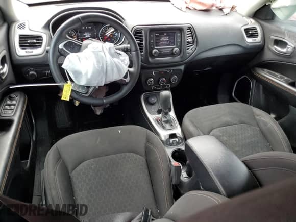 2017 Jeep Compass Sport with VIN 3C4NJDAB5HT642450, listed as a Copart auction lot 56732795 with 89,288 mi miles and Salvage title. Bid and sale history available at DreamBid. Image 8.