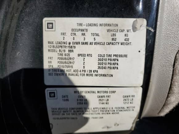 1996 Chevrolet Caprice 1SA Special Value с VIN 1G1BL52P8TR115879, выставлен на аукционе Copart как лот 70226775 с пробегом 141 309 миль миль и Списание • Salvage title. История ставок и продаж доступна на DreamBid. Изображение 12.