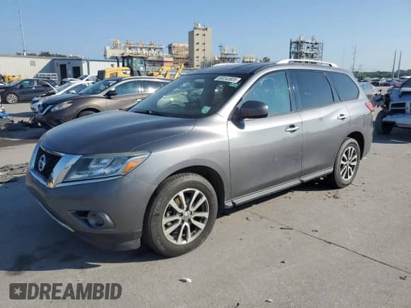 2016 Nissan Pathfinder SL with VIN 5N1AR2MN2GC660119, listed as a Copart auction lot 69243805 with 188,799 mi miles and Salvage title. Bid and sale history available at DreamBid. Image 1.