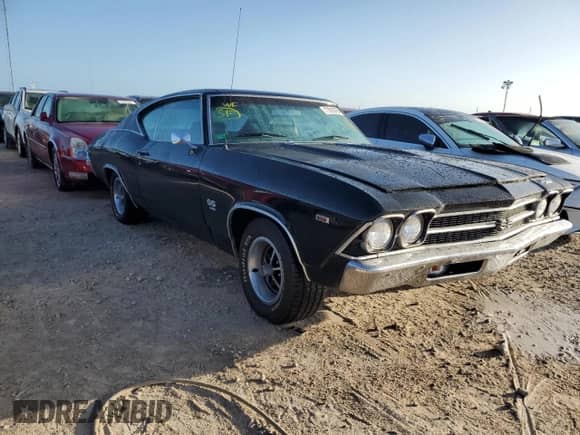 1969 Chevrolet Chevelle с VIN 136379A339659, выставлен на аукционе Copart как лот 77016794 с пробегом 57 940 миль миль и На запчасти • Non repairable. История ставок и продаж доступна на DreamBid. Изображение 4.