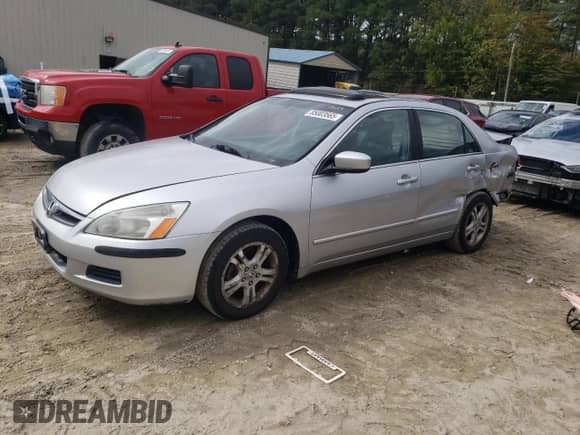 2006 Honda Accord EX with VIN 1HGCM56746A185256, listed as a Copart auction lot 85003565 with 145,891 mi miles and Salvage title. Bid and sale history available at DreamBid. Image 1.