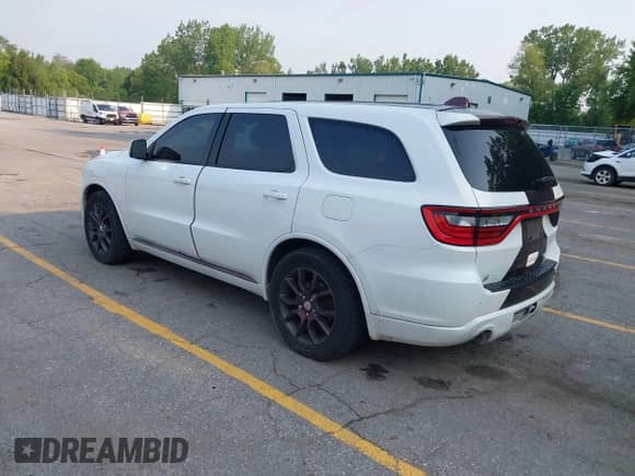 2018 Dodge Durango R/T with VIN 1C4SDJCT9JC443403, listed as a IAAI auction lot 42463528 with 180,332 mi miles and . Bid and sale history available at DreamBid. Image 3.