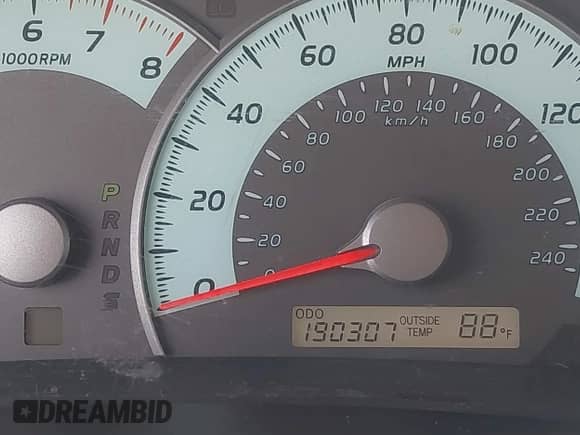 2007 Toyota Camry XLE with VIN 4T1BK46K07U527358, listed as a IAAI auction lot 43507843 with 190,307 mi miles and . Bid and sale history available at DreamBid. Image 15.