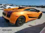 2008 Lamborghini Gallardo with VIN ZHWGU43T78LA07001, listed as a Copart auction lot 75648814 with Not provided miles and Salvage title. Bid and sale history available at DreamBid. Image 3.